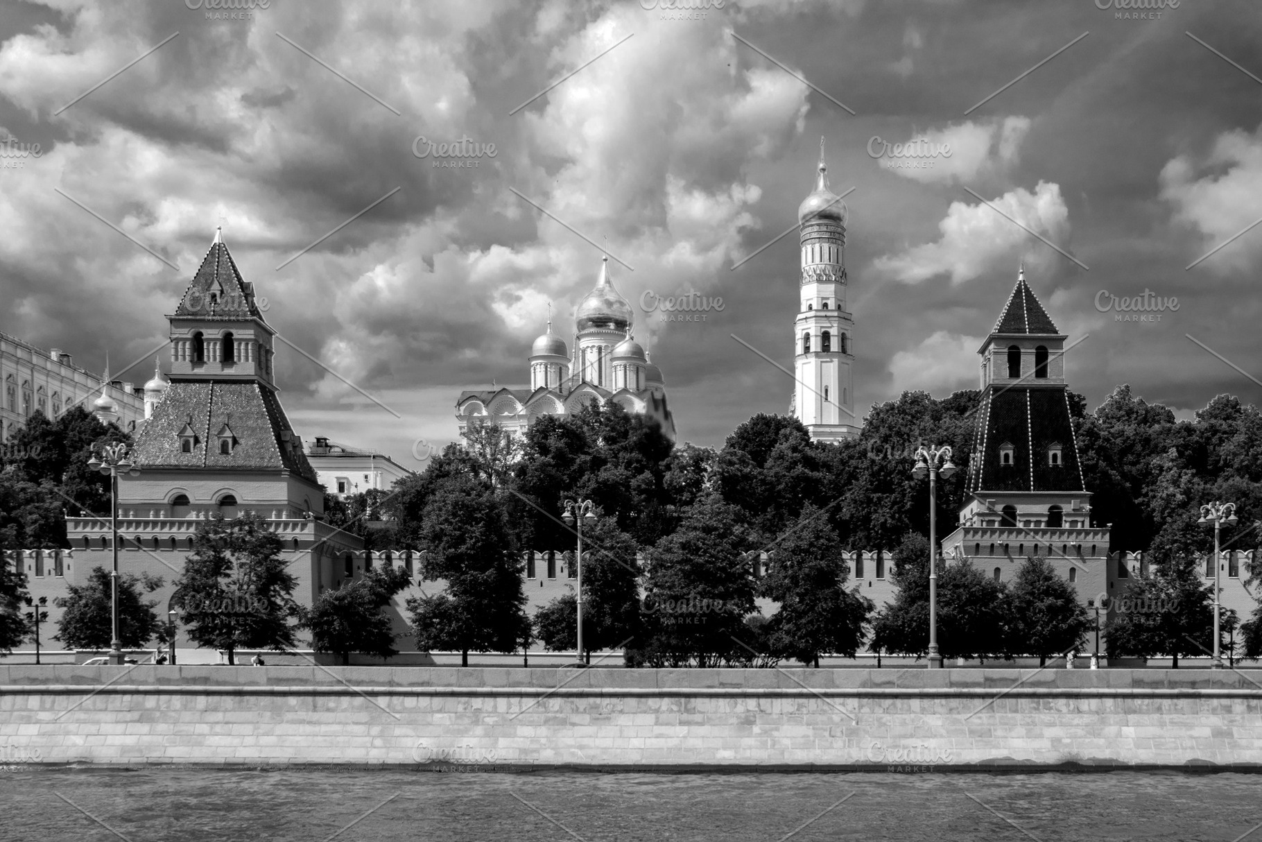 A view of the Moscow Kremlin, an Architecture Photo by Schreibikus