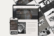 Wix Wedding & Photography Website, a Wix Template by Sky Dore Design (Thumbnail 1 of 11)