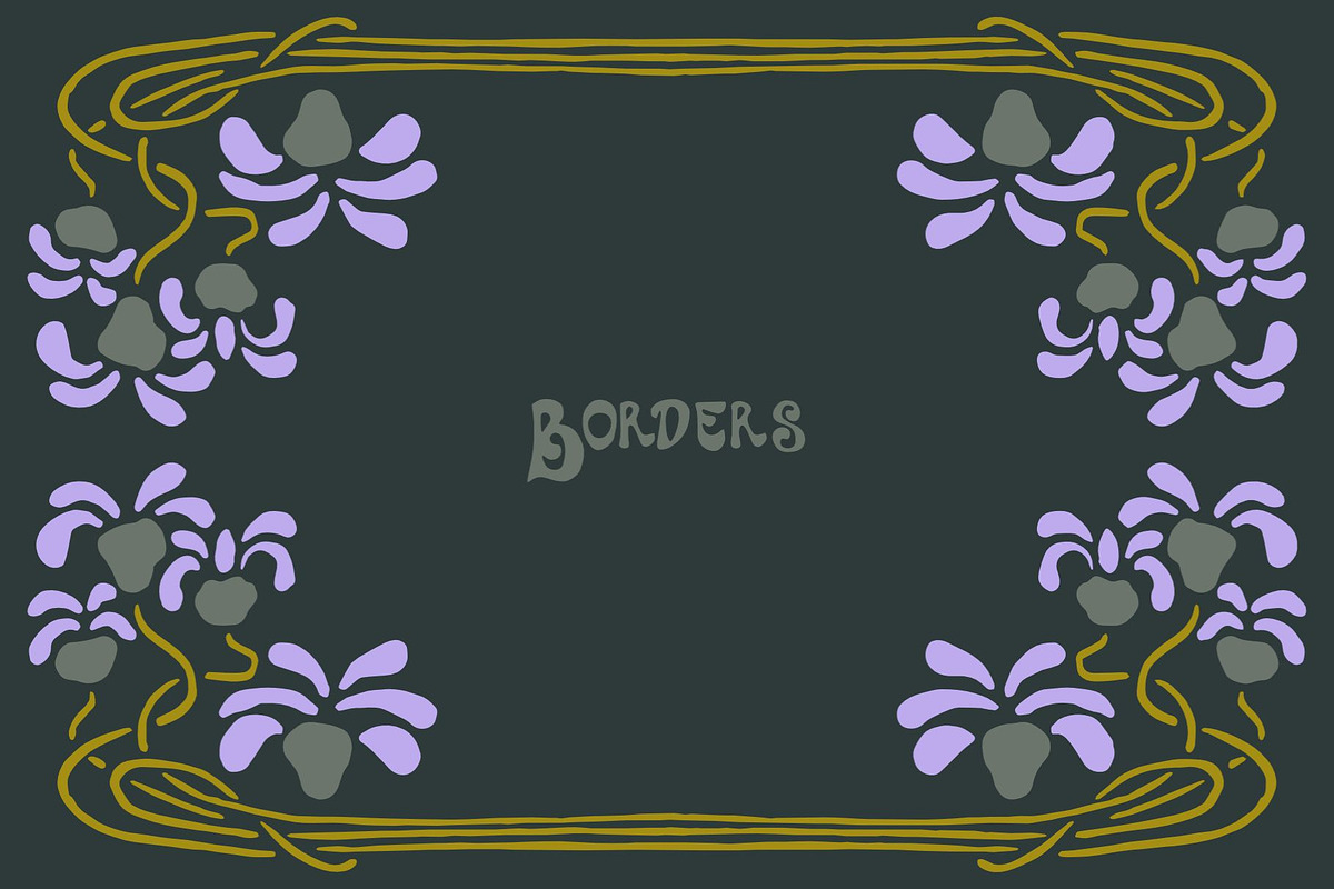 Art Nouveau Graphics & Font, a Graphic by Liz Kohler Brown (Photo 4 of 33)