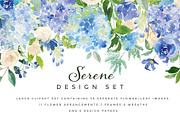 Serene Flower Clipart Set, an Illustration by Twigs and Twine (Thumbnail 10 of 10)