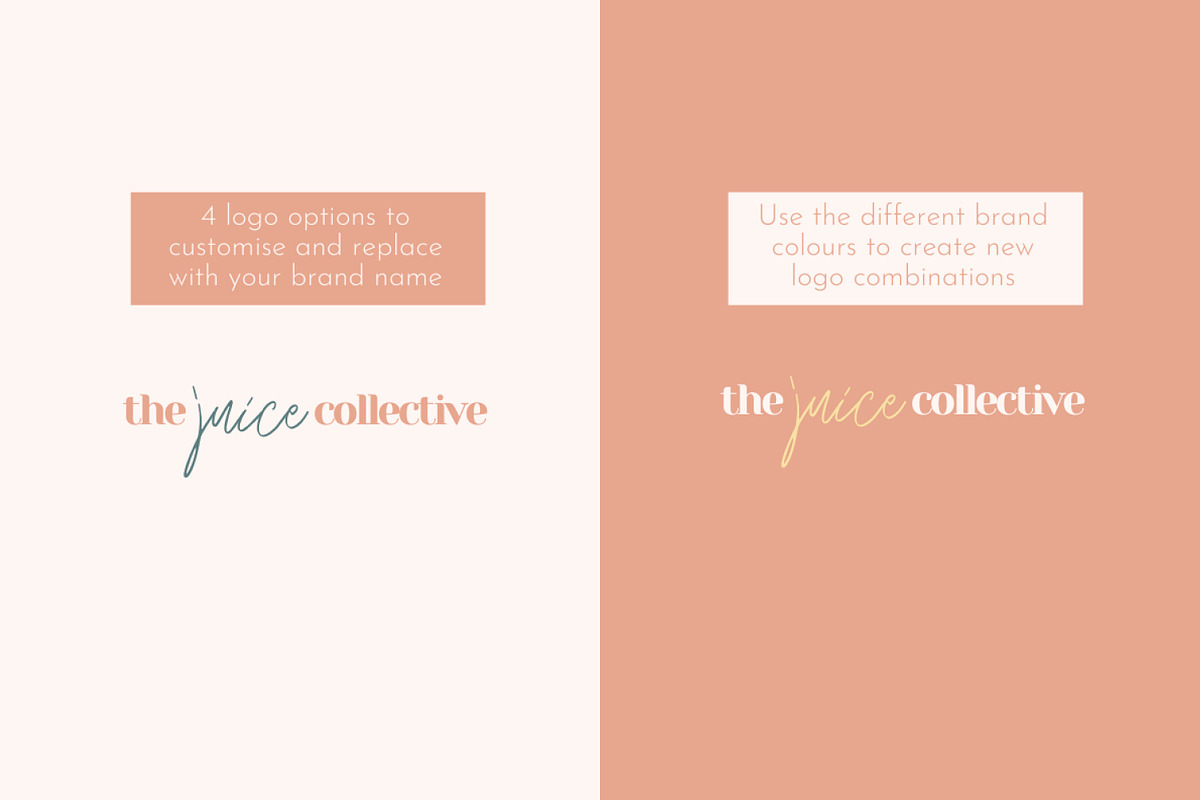 Coral Grove Summer Beach Brand Kit, a Branding & Logo Template by CreativeWilderness (Photo 5 of 11)