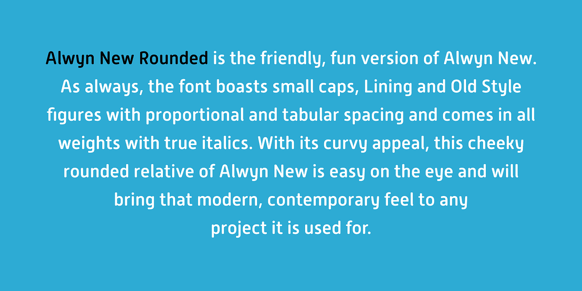 Alwyn New Rounded, a Sans Serif Font by Moretype (Photo 2 of 5)