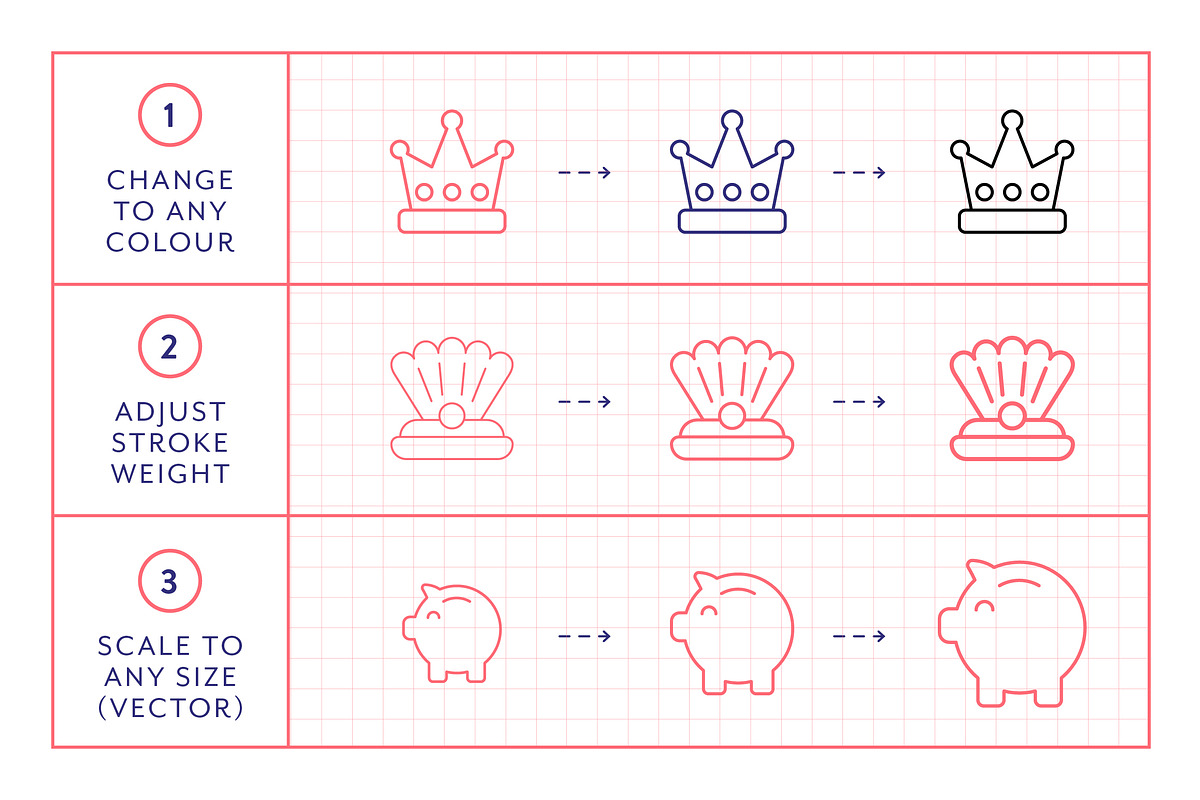 Mega Bundle Vol 6 Line Icons, an Outline Icon by Made by Made (Photo 6 of 10)