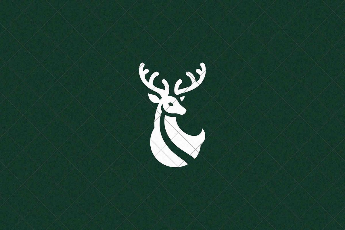 Minimalist Deer Emblem Wildlife, an Animal Illustration by Vectorium Studio (Photo 4 of 4)
