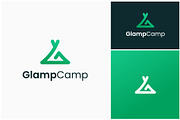 Letter G Camp Tent Adventure Logo, a Branding & Logo Template by ika trisiana (Thumbnail 1 of 2)