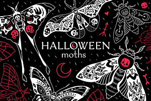 Halloween moths