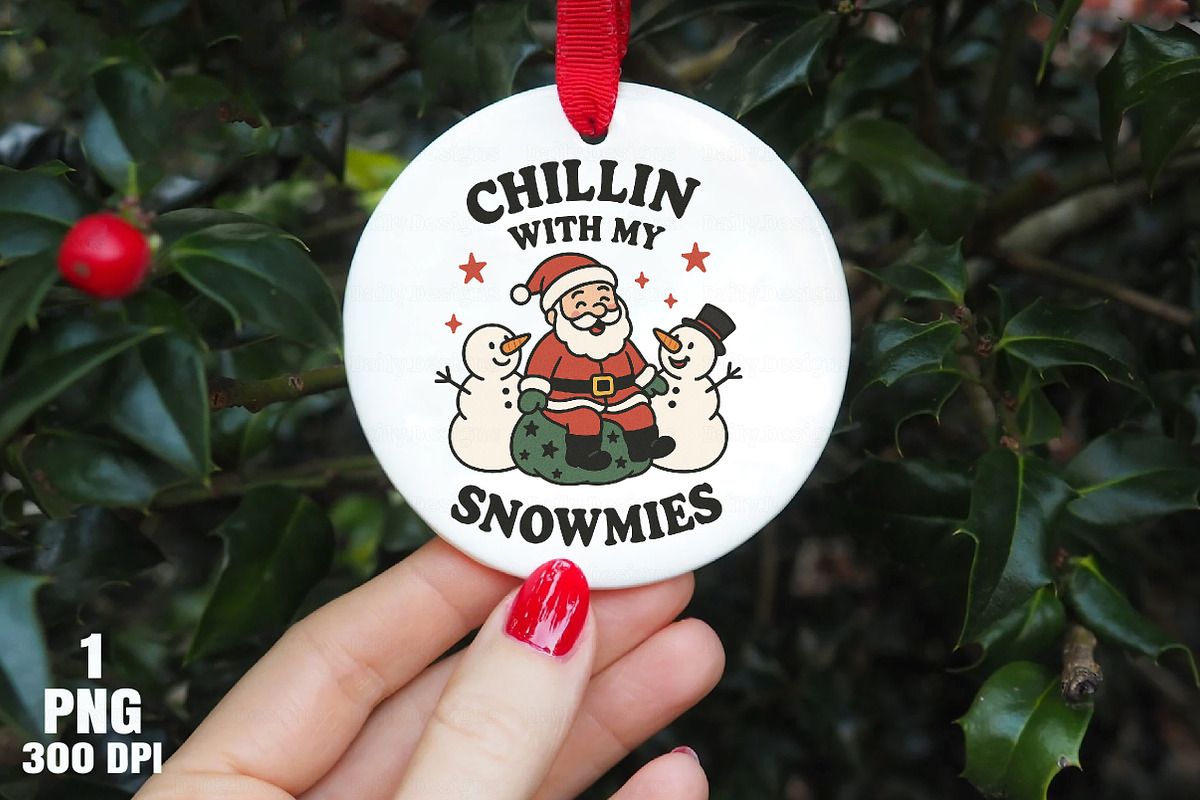 Funny Christmas PNG Cute Santa, an Illustration by Daily.Designs (Photo 6 of 10)