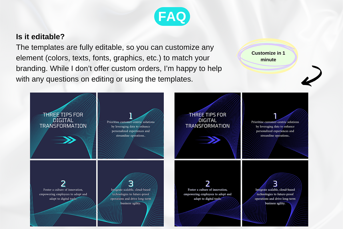 Technology SaaS Marketing Bundle, a Social Media Template by GrowthHackingStudio (Photo 6 of 8)