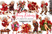 Funny Elderly PNG, a Person Illustration by fashionaddict (Thumbnail 1 of 11)