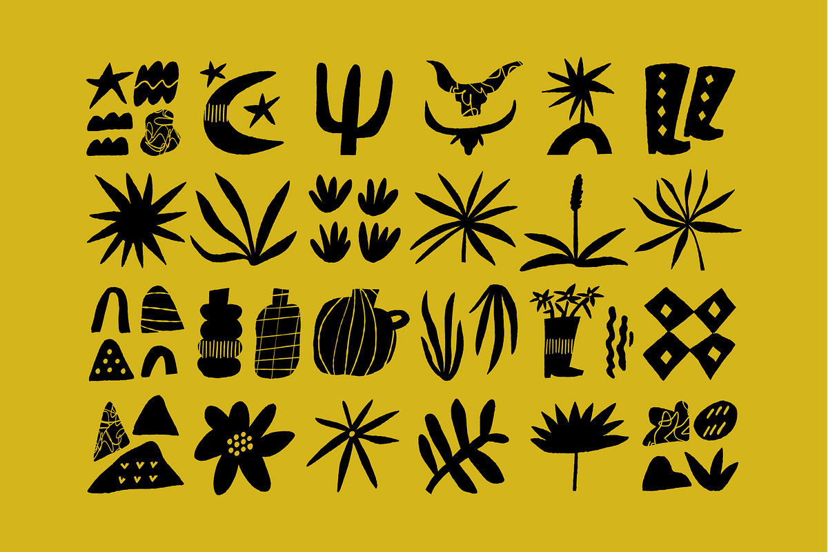 Texas Clipart | Hand Drawn Shapes, a Decorative Illustration by Favete Art (Photo 4 of 23)