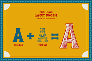 Morucas Mexican Engraving Font