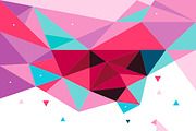 Abstract polygon background, an Illustration by sollia (Thumbnail 2 of 5)