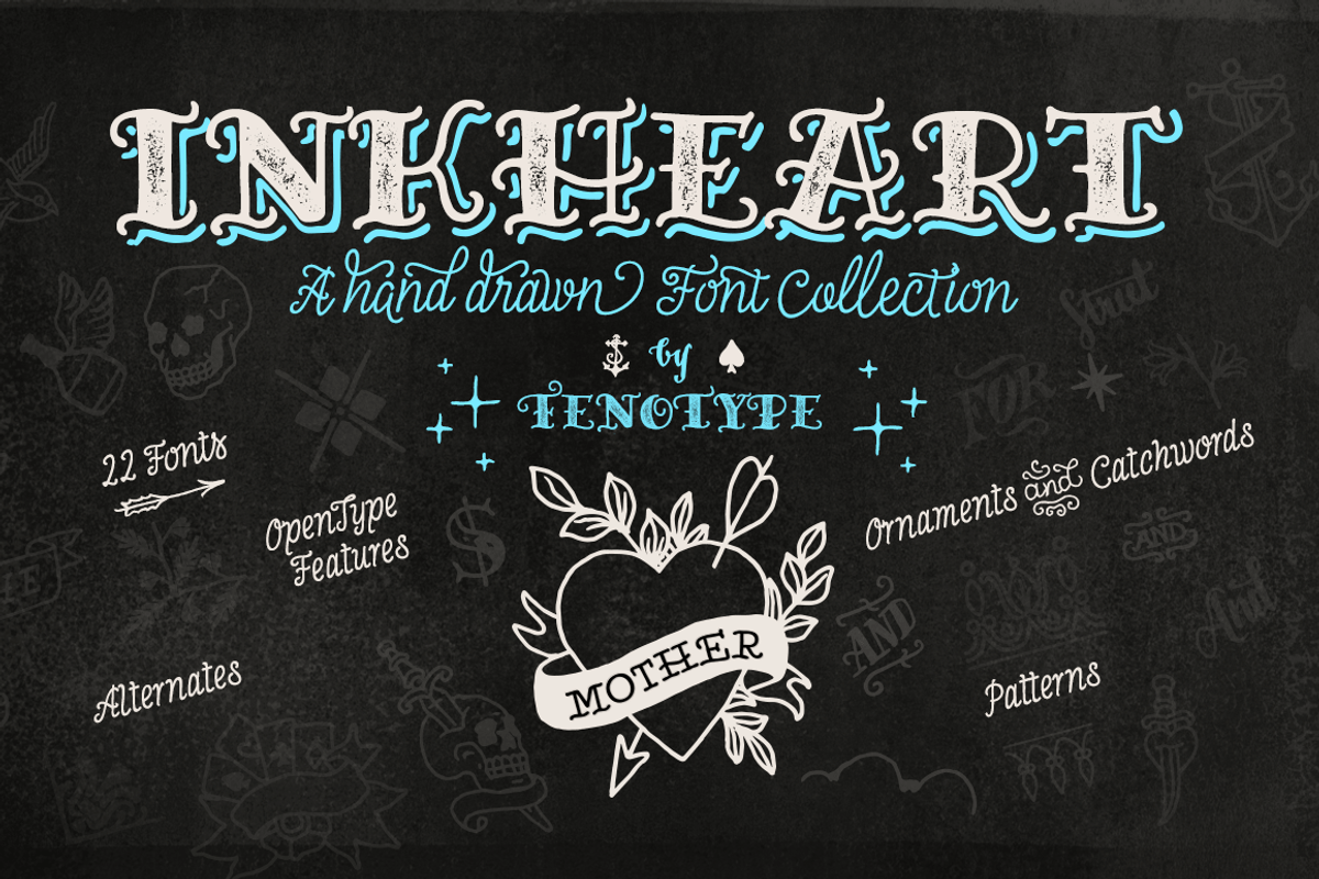 Inkheart Font Collection!