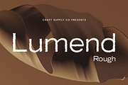 Lumend Rough, a Sans Serif Font by Craft Supply Co. (Thumbnail 1 of 8)