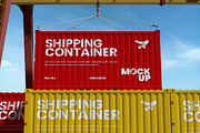 Shipping Container Mockup, a Cups & Container Mockup by Rielismee (Thumbnail 2 of 5)