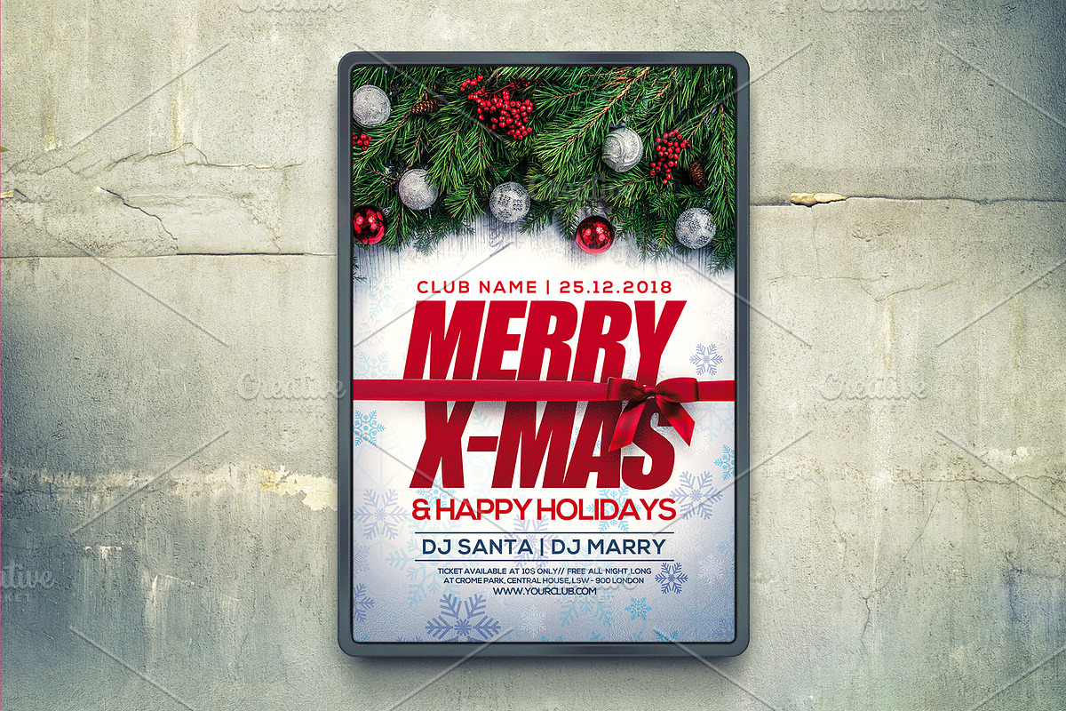 Christmas Invite, a Flyer Template by Flyer Arts (Photo 4 of 4)