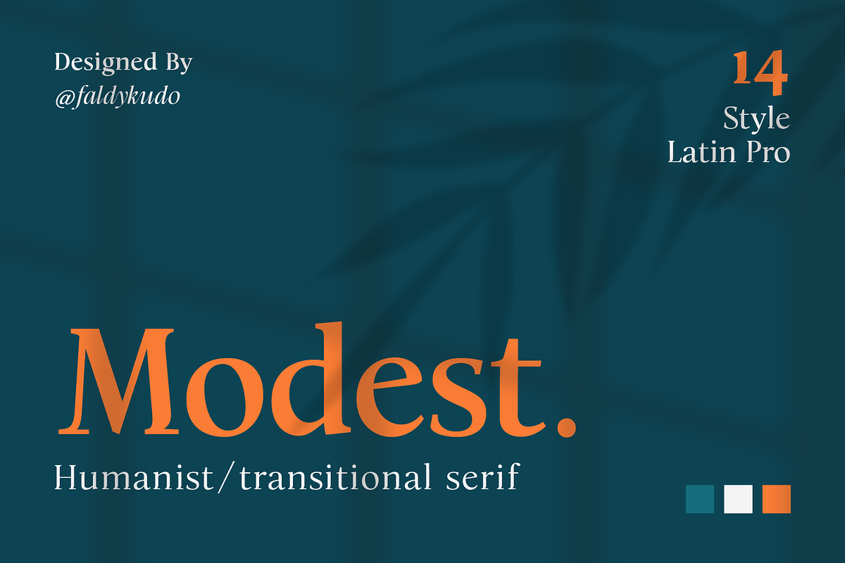 Modest Humanist Serif Family, a Serif Font by xdCreative (Photo 1 of 12)
