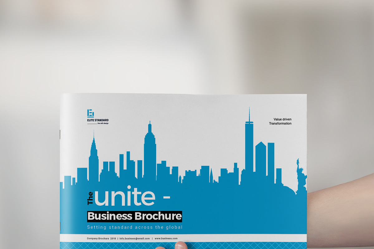 Unite Business Brochure, a Brochure Template by Elite_Standard (Photo 1 of 12)