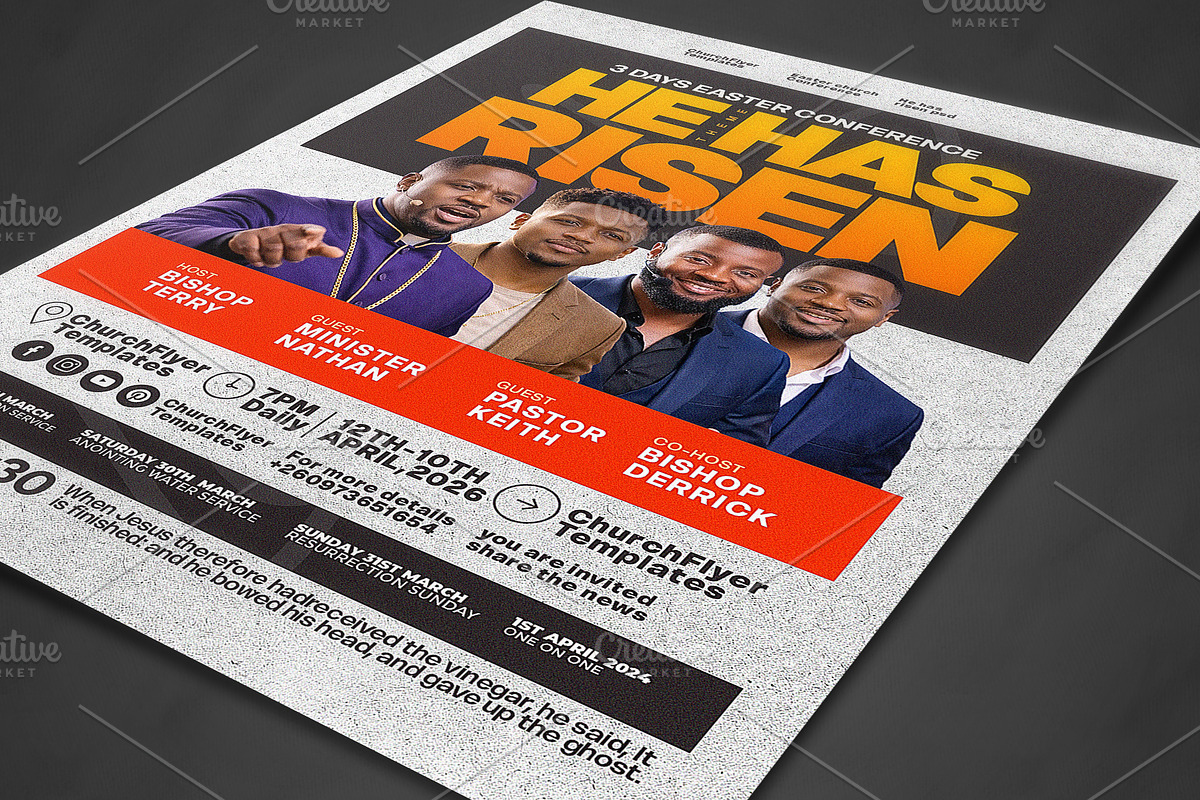 Easter Conference Poster Template