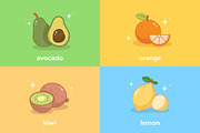Fresh Fruit Sliced v1, an Illustration by Brandearth RRGraph (Thumbnail 4 of 6)