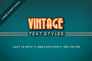 3D Vintage Graphic Style Pack, a Brushes & More by Vectricity Designs (Thumbnail 1 of 5)