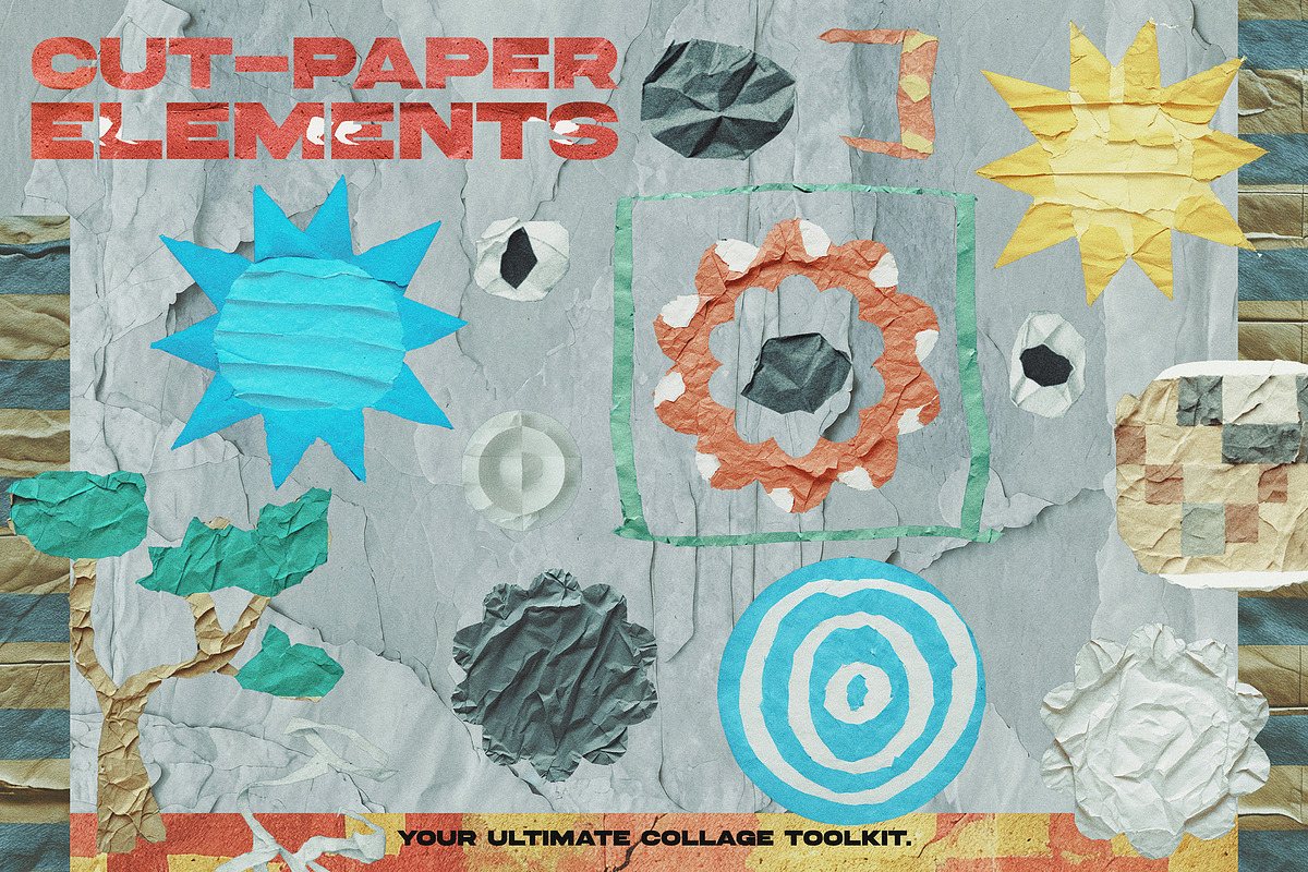 Cut‑Paper Elements: 700+ PNG Kit, an Object Graphic by Megan Aili Designs (Photo 6 of 15)