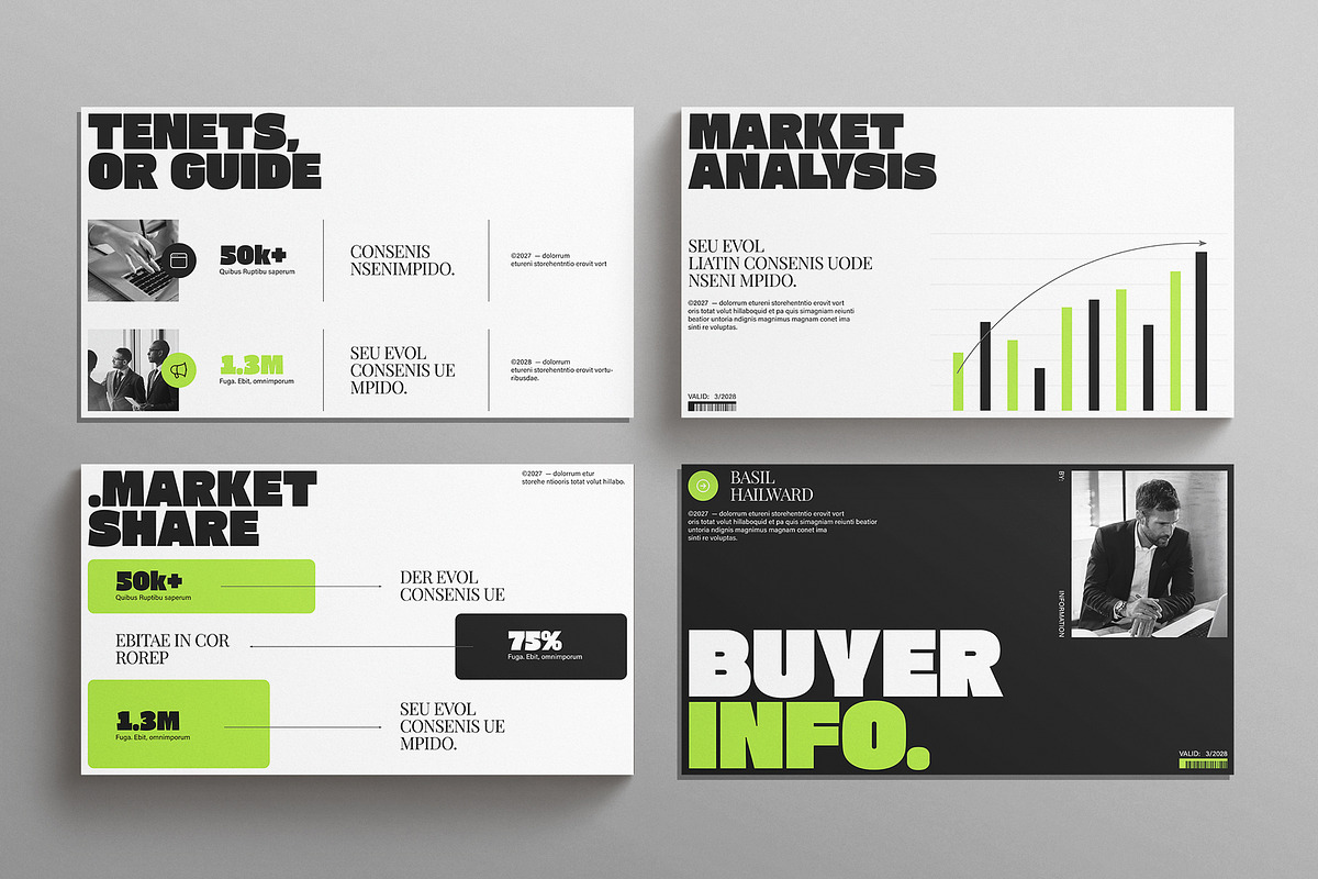 Digital Marketing Presentation, a Presentation Template by E-Type (Photo 3 of 6)