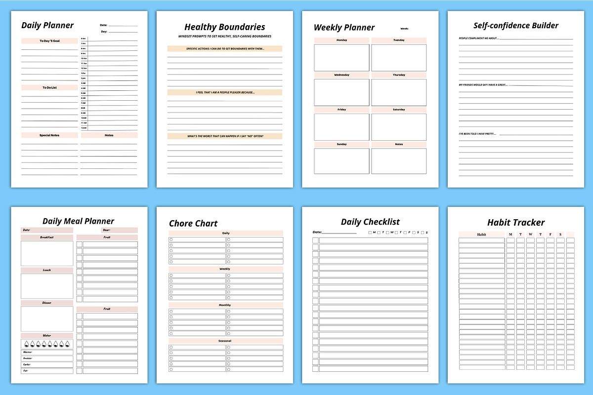 2025 Life Coaching Planner, a Stationery Template by Designmela01 (Photo 5 of 7)