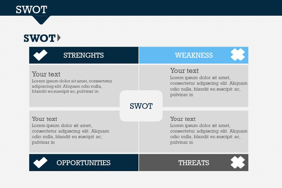 SWOT Pack 1 PowerPoint Template, a Presentation Template by Yes Presentations (Photo 2 of 8)