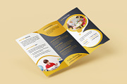 School Admission Trifold Brochure, a Brochure Template by retrographix (Thumbnail 3 of 4)