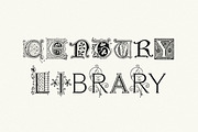 Ornate Botanical Drop Cap Font No15, a Serif Font by Century Library (Thumbnail 5 of 5)