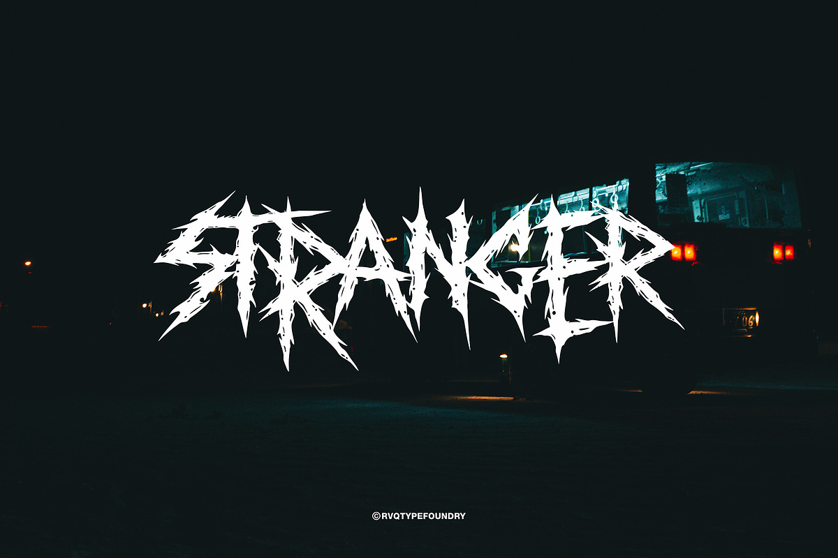 Blackshark typeface, a Blackletter Font by Rvq Type Foundry (Photo 3 of 5)