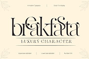Breakfasta - Serif display Font, a Serif Font by indranesia (Thumbnail 2 of 6)