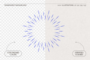 Vintage Sunburst Rays Collection, a Decorative Illustration by TheMountBirdStudio (Thumbnail 2 of 5)