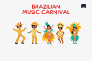 Brazilian Music Carnival, an Object Illustration by Claymoon Lab (Thumbnail 2 of 5)