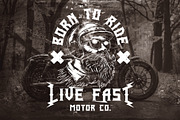 Biker Legion - Retro Label Font, a Blackletter Font by JumboDesign (Thumbnail 2 of 5)
