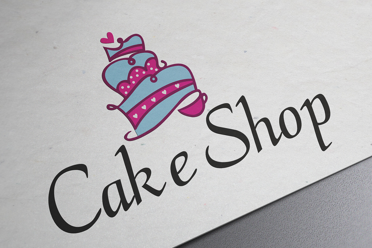 Cake Shop Logo Template, a Branding & Logo Template by Raj Shop (Photo 2 of 5)