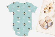 Cute Airplane & Helicopter seamless, a Pattern Graphic by iyhulmonsta (Thumbnail 2 of 3)