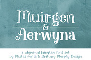 Muirgen & Aerwyna Font Duo, a Serif Font by Brittney Murphy Design (Thumbnail 1 of 8)
