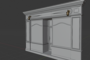 Parisian vintage storefront 3, an Architecture 3D Model by happy brush (Thumbnail 9 of 10)