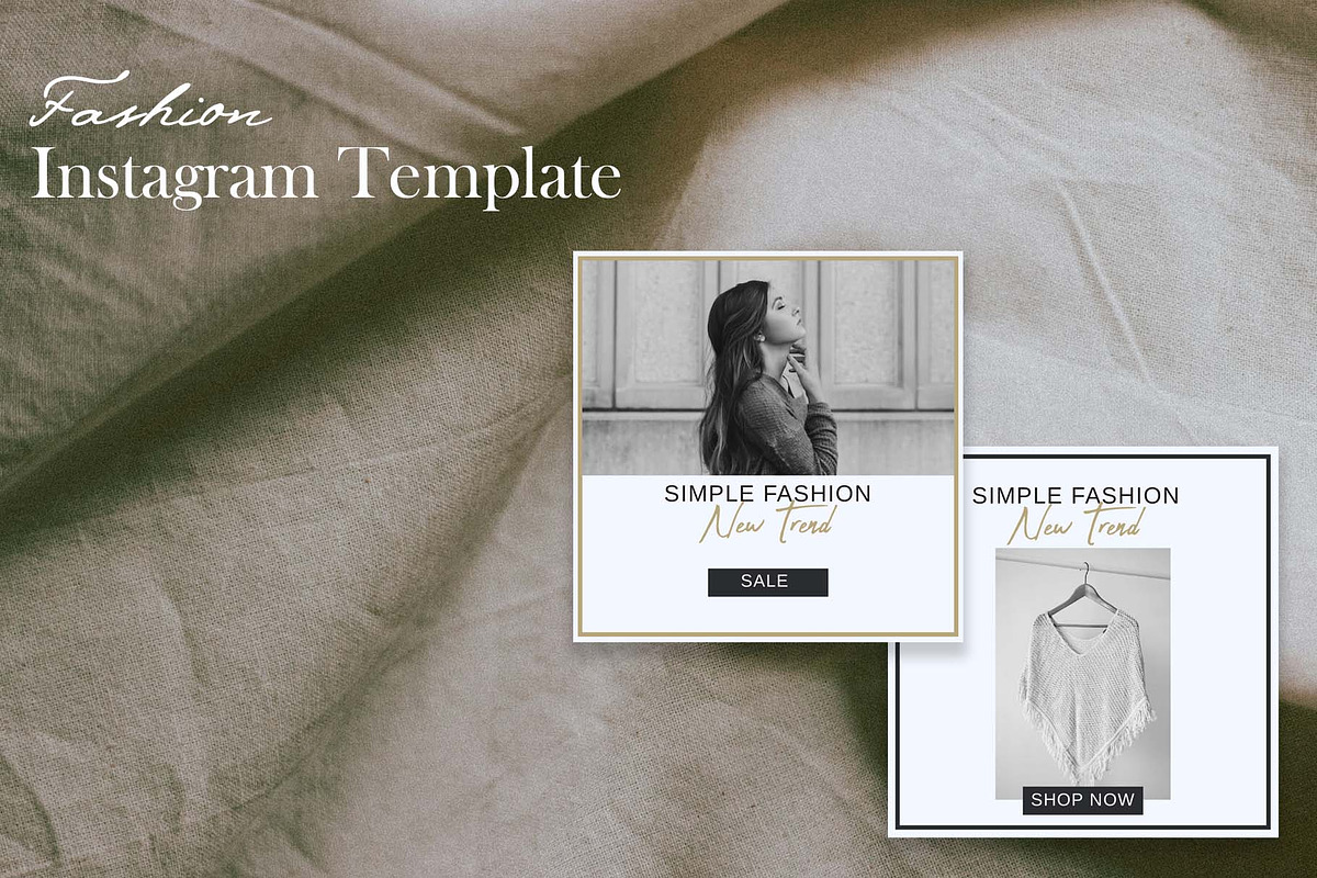 Fashion Instagram Template, a Social Media Template by Glowin_studio (Photo 5 of 5)