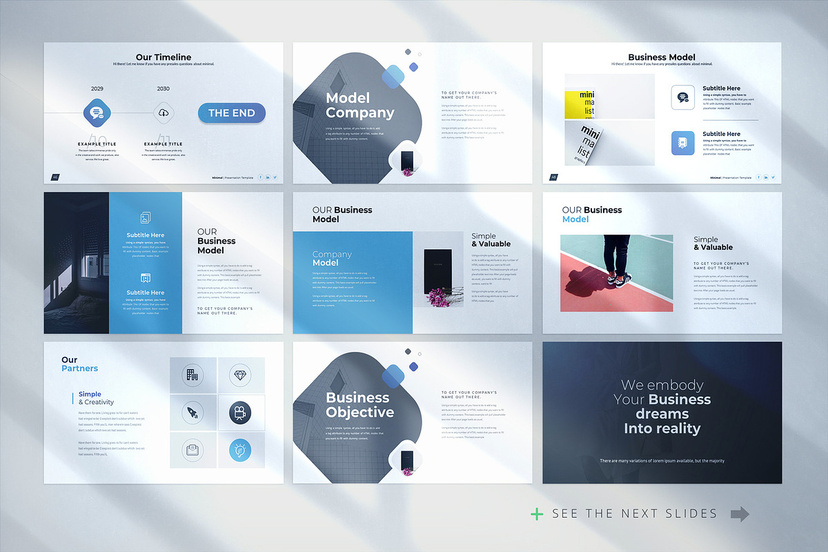 Minimal Keynote Template, a Presentation Template by WhiteGraphic (Photo 7 of 9)