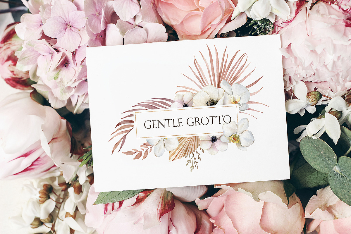 Watercolor boho floral clipart, an Illustration by Color Hugs Art (Photo 11 of 12)