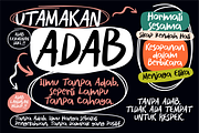 Tulisan Ngawur Playful Handwritten, a Handwritten Font by Ronny Studio (Thumbnail 4 of 8)
