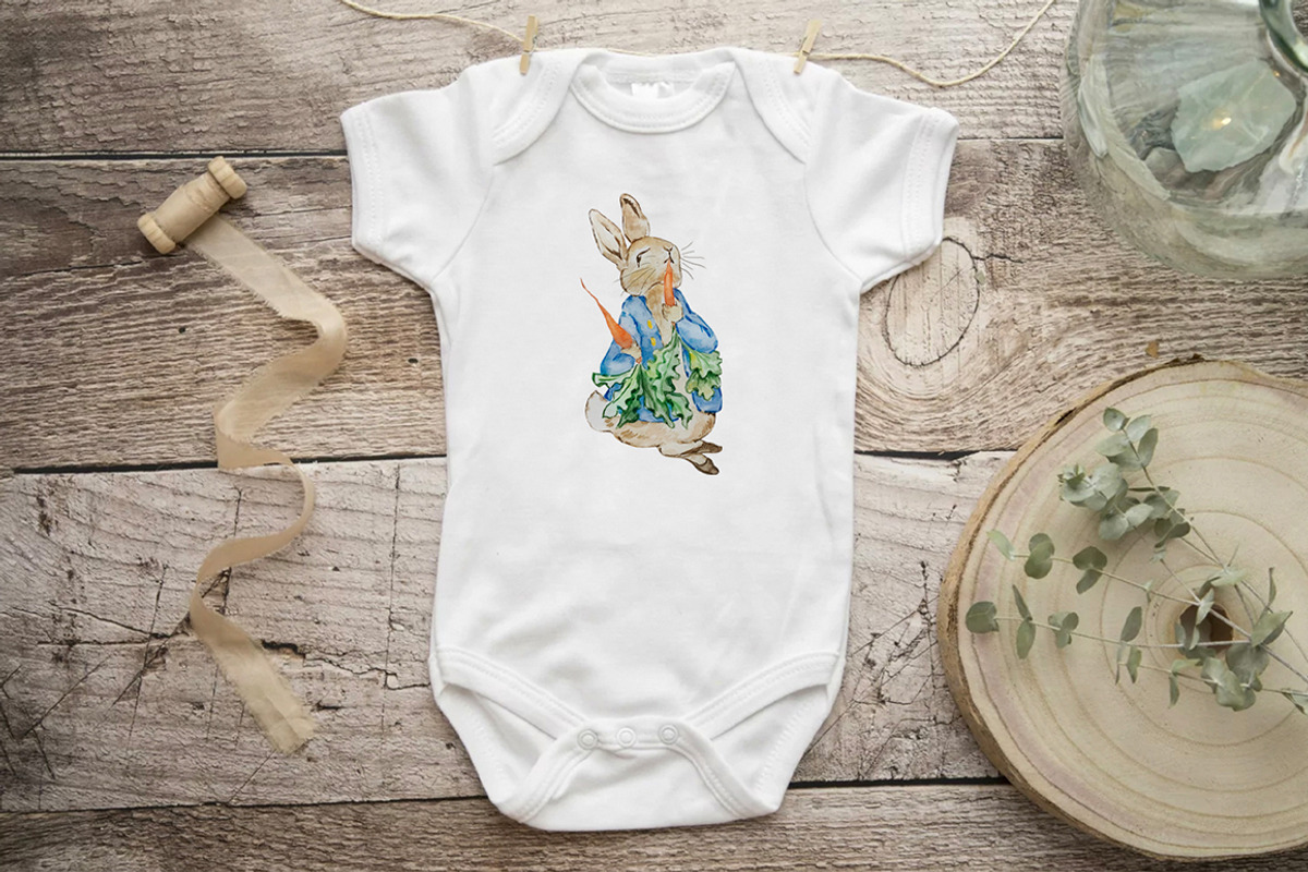 Watercolor Peter Rabbit Clipart, an Object Graphic by SvetaArtStore (Photo 4 of 6)