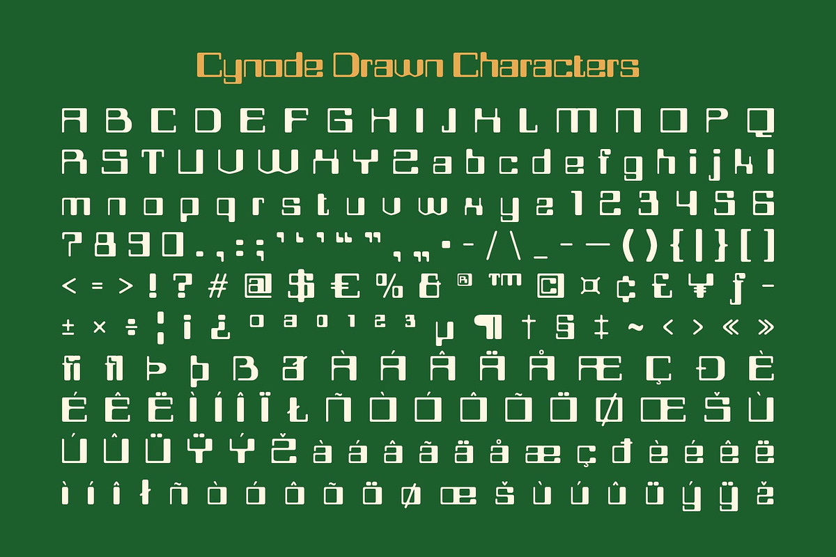 Cynode Drawn, a Sans Serif Font by Craft Supply Co. (Photo 8 of 8)