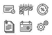 350 Project Management Icons, an Outline Icon by adenpinkstore (Thumbnail 9 of 14)