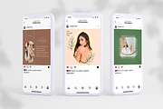 Boho Instagram Template Canva, a Social Media Template by DesignKora (Thumbnail 3 of 8)