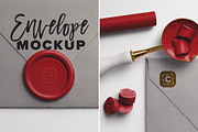 Envelope Wax Mockup Set - Styled Lay, a Product Mockup by Custom Scene (Thumbnail 7 of 9)