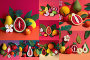 Paper Fruits, a Food Illustration by Picturesque Stories (Thumbnail 2 of 7)
